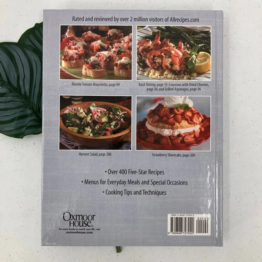 All Recipes Hardcover Top Rated 400+ Recipes Kitchen 2002 Oxmoor House Cookbook